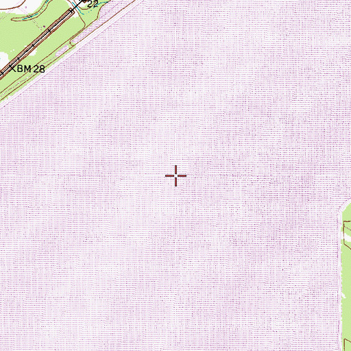 Topographic Map of Brazoria Reservoir, TX
