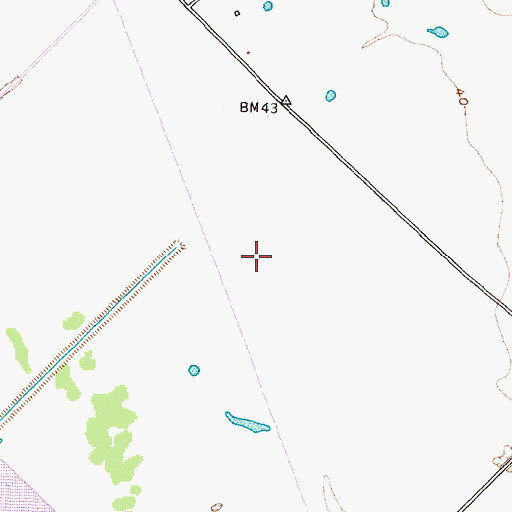 Topographic Map of Williams Lake Number 1, TX