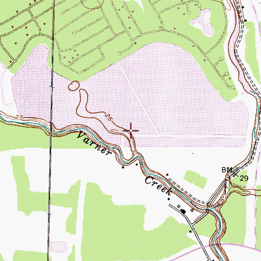Topographic Map of Tenneco Lake Number 1 Levee, TX
