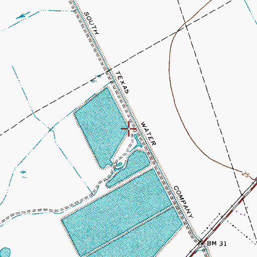 Topographic Map of Dingle Lake Number 2 Levee, TX