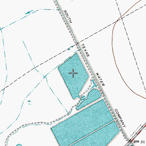 Topographic Map of Dingle Lake Number 2, TX