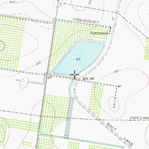 Topographic Map of Teniente Wid Number 1 Lake Dam, TX