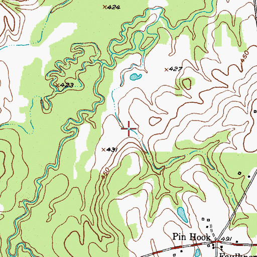 Topographic Map of S David Ramsey Lake, TX