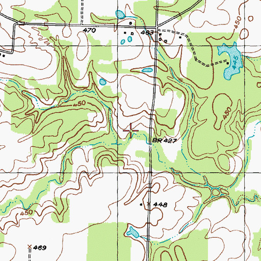 Topographic Map of Soil Conservation Service Site 16 Dam, TX