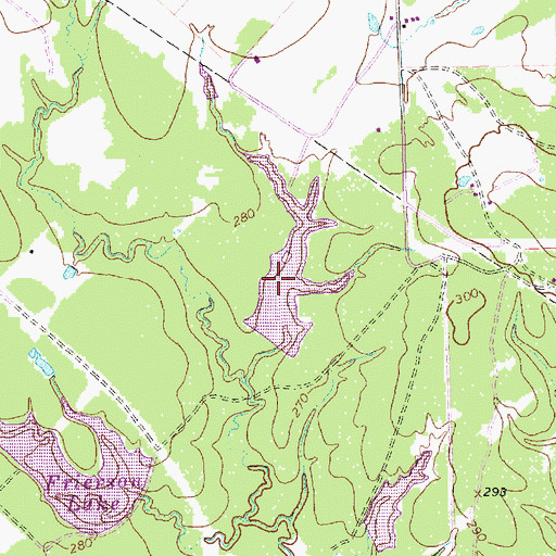 Topographic Map of Spearman Lake, TX