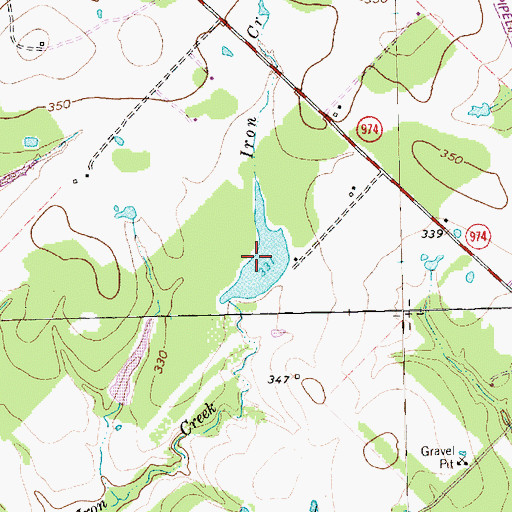Topographic Map of Hare Lake, TX