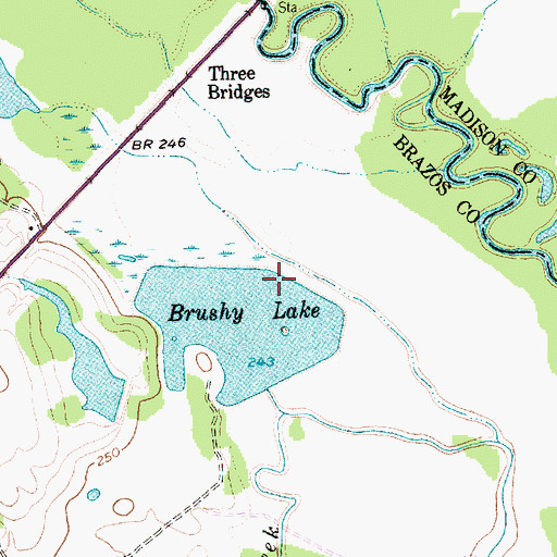 Topographic Map of Herrling Lake 2 Dam, TX