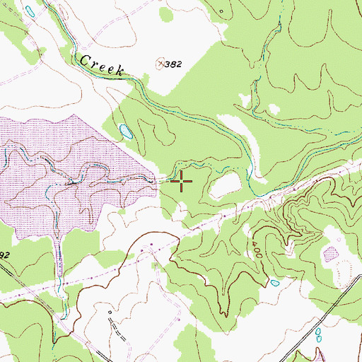 Topographic Map of Soil Conservation Service Site 5 Dam, TX