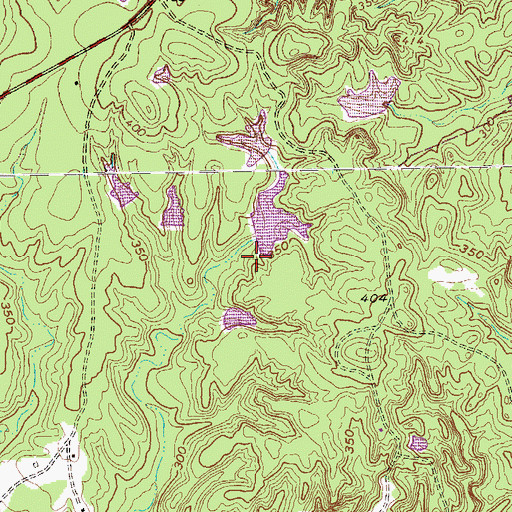 Topographic Map of Clear Lake Pines Dam 1, TX