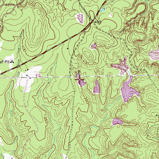 Topographic Map of Clear Lake Pines 3, TX