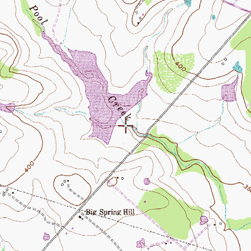 Topographic Map of Soil Conservation Service Site 23 Dam, TX