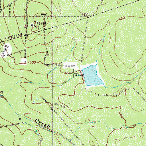 Topographic Map of Duval County Ranch North Lloyd Tank Dam, TX