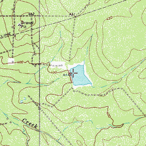 Topographic Map of Duval County Ranch North Lloyd Tank, TX