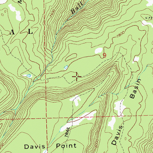 Topographic Map of Transfer Trail, CO