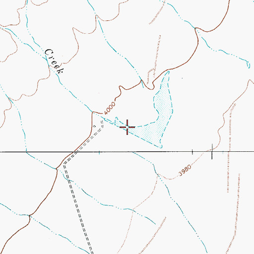 Topographic Map of Harold Martin Lake Dam, TX