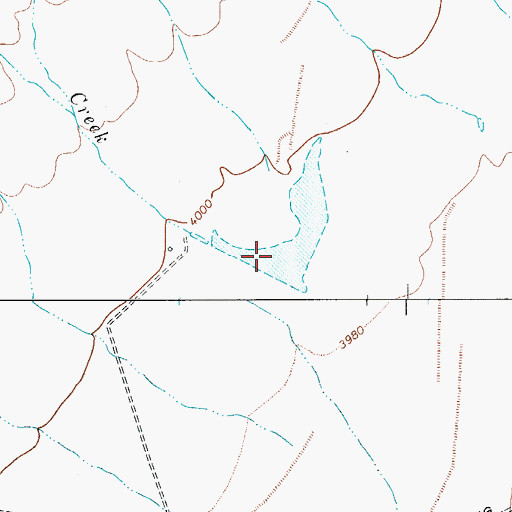 Topographic Map of Farmer Lake, TX