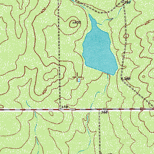 Topographic Map of Welder Lake Number 6, TX