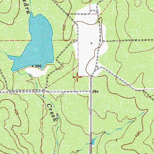 Topographic Map of Welder Lake Number 5, TX