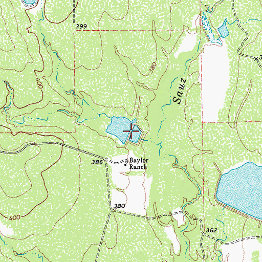Topographic Map of Walker Lake Number 3, TX