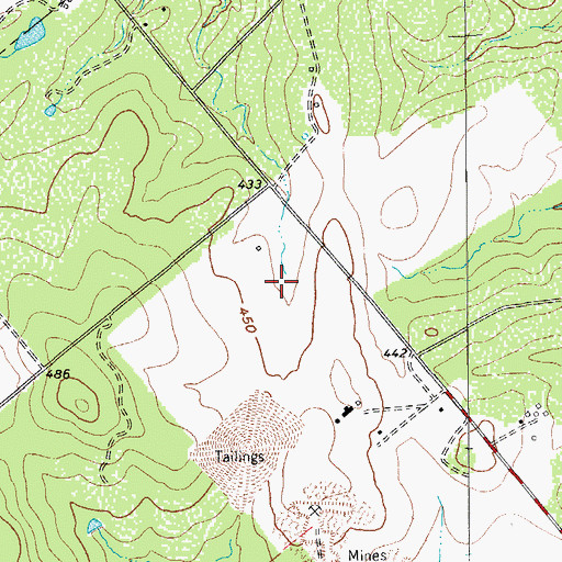 Topographic Map of Uranium Lake, TX