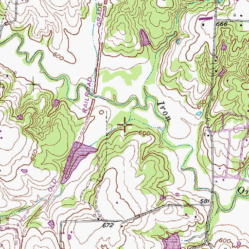 Topographic Map of Soil Conservation Service Site 39 Reservoir, TX