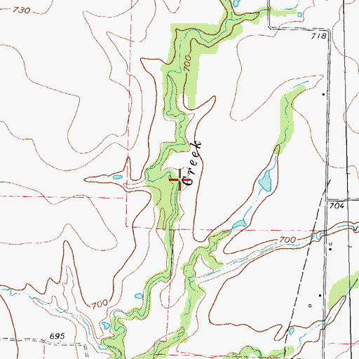 Topographic Map of Soil Conservation Service Site 1 Dam, TX