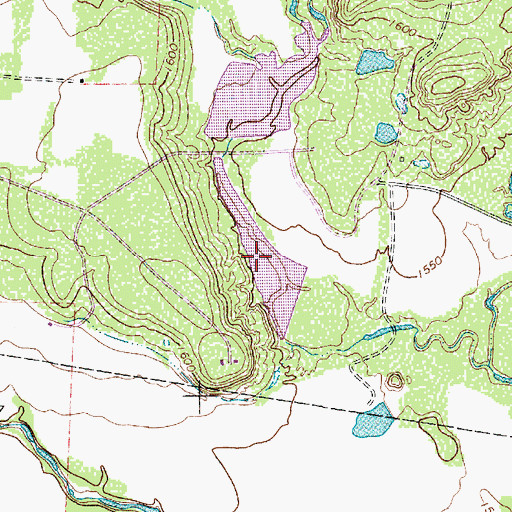 Topographic Map of Shield Lake 7b, TX