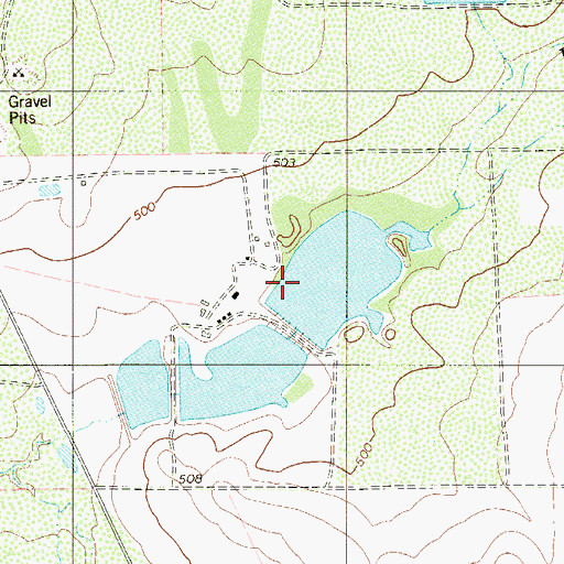 Topographic Map of San Ramon Dam, TX