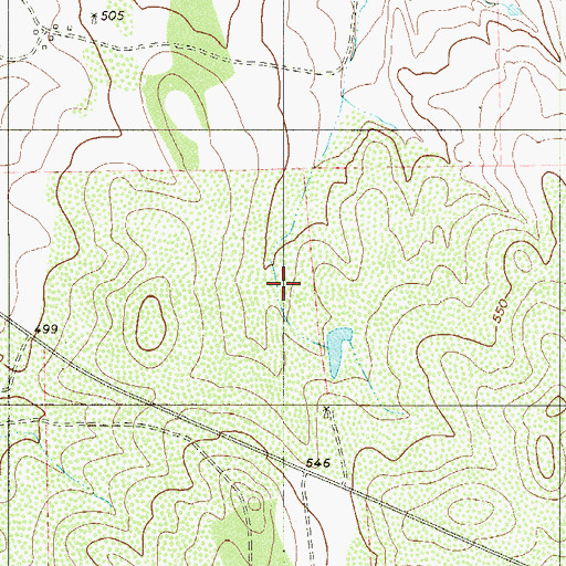 Topographic Map of Tapon Tank, TX