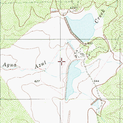 Topographic Map of Vaquillas Lake Number 3 Dam, TX