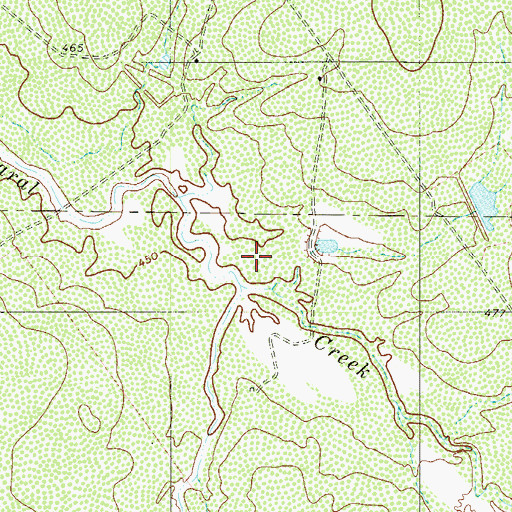 Topographic Map of La Rosita Tank, TX