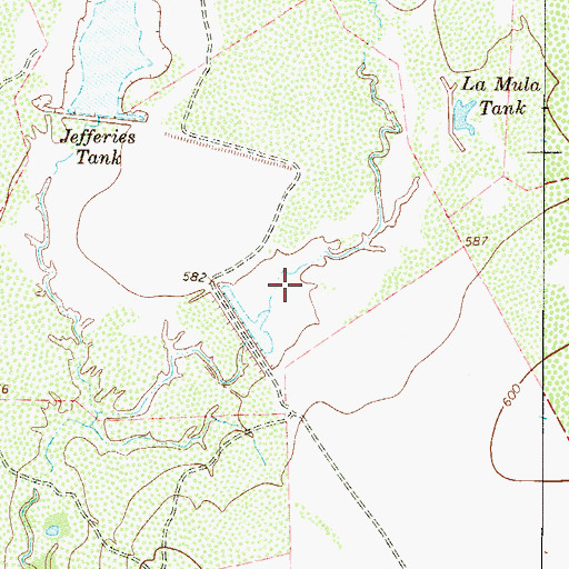 Topographic Map of Chupahueso Lake Number 2, TX