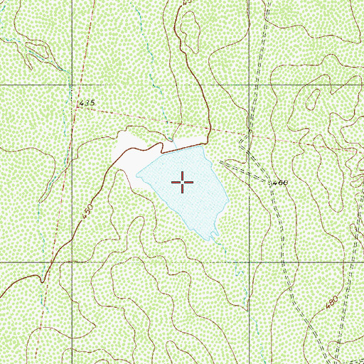 Topographic Map of Abbott and Clapp Lake, TX