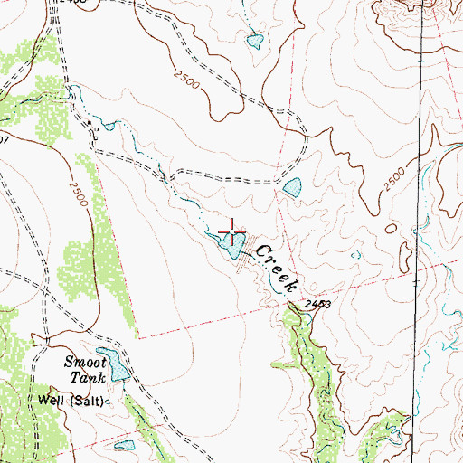Topographic Map of Edwards Lake Dam, TX