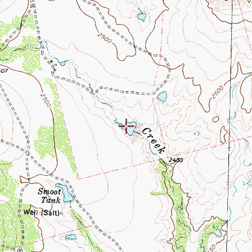 Topographic Map of Edwards Lake, TX