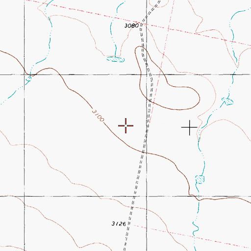 Topographic Map of Lake Balmorhea, TX