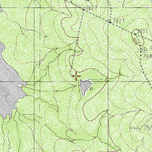 Topographic Map of Farias Ranch Lake Number 3 Dam, TX