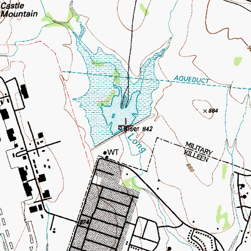 Topographic Map of Soil Conservation Service Site 5a Dam, TX