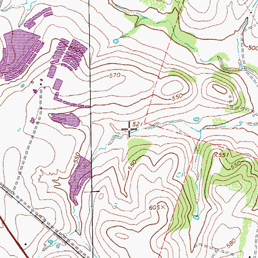 Topographic Map of Prewitt Lake 3, TX