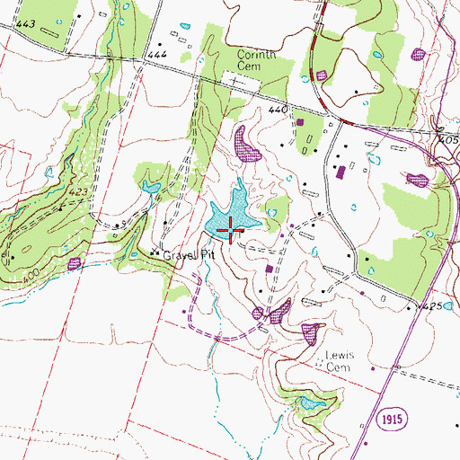 Topographic Map of Glaser Lake Number 2 Dam, TX