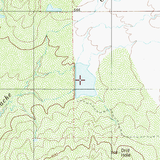 Topographic Map of Porvenir Ranch Lake, TX