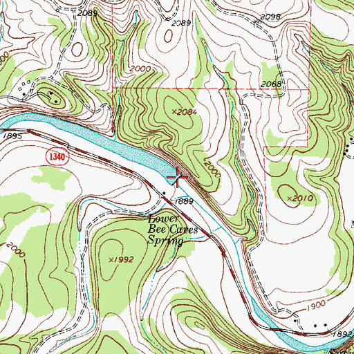 Topographic Map of Cullum Estate Number 1 Dam, TX