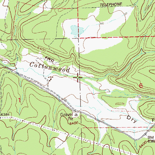 Topographic Map of Little Cottonwood Creek, CO