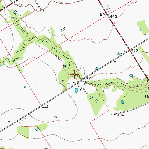 Topographic Map of Soil Conservation Service Site 14 Dam, TX