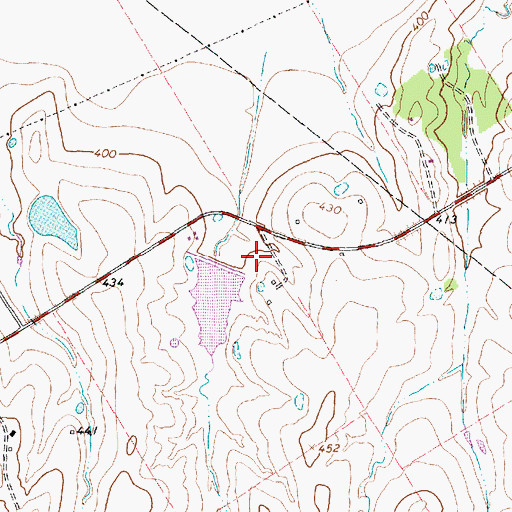 Topographic Map of Soil Conservation Service Site 116 Dam, TX