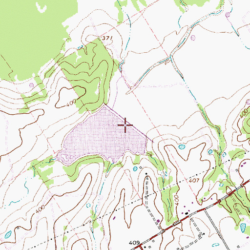 Topographic Map of Soil Conservation Service Site 118 Dam, TX