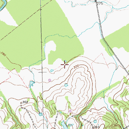 Topographic Map of Texas Industries Lake, TX