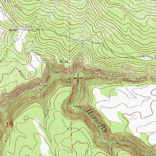 Topographic Map of Clear Creek, CO
