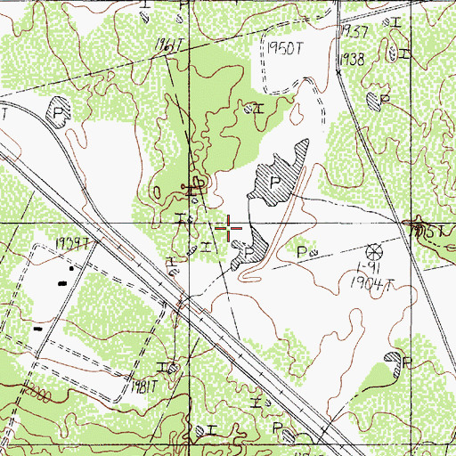 Topographic Map of Red Hill Tank Dam, TX