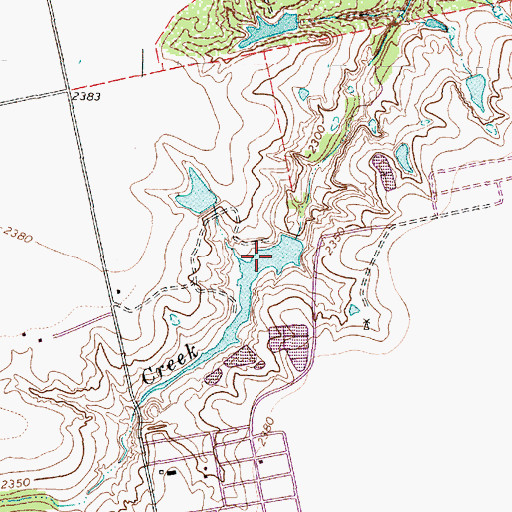 Topographic Map of H and H Conditioning Tank, TX